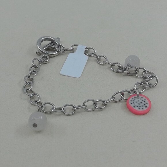 Vintage Silver Tone Charm Bracelet - Picture 2 of 2